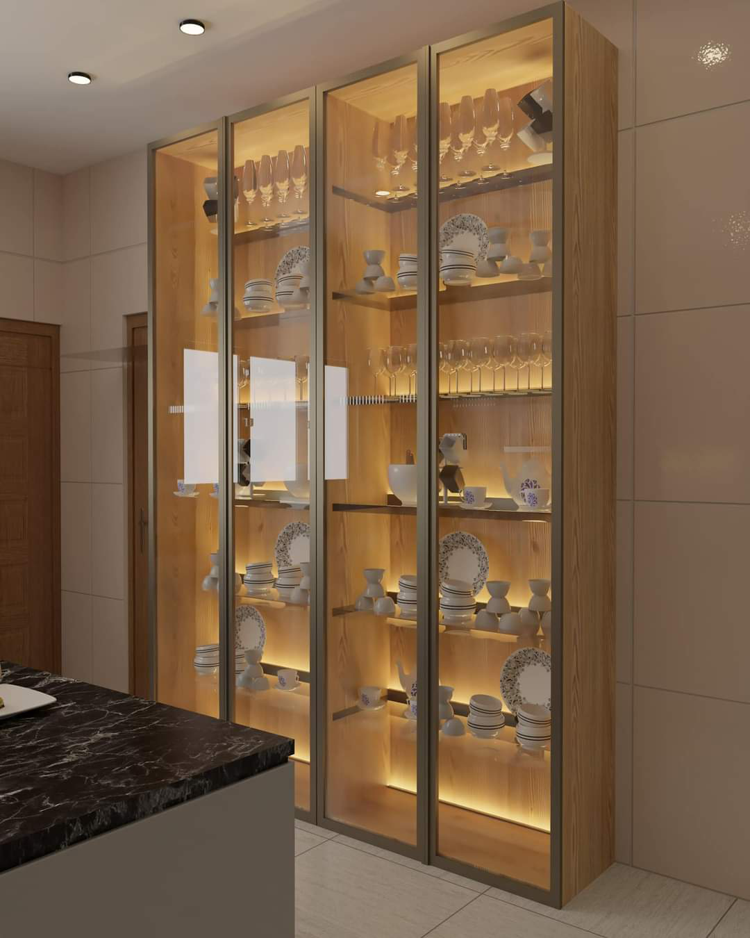 Wardrobe design showcasing elegant storage solutions for modern living spaces